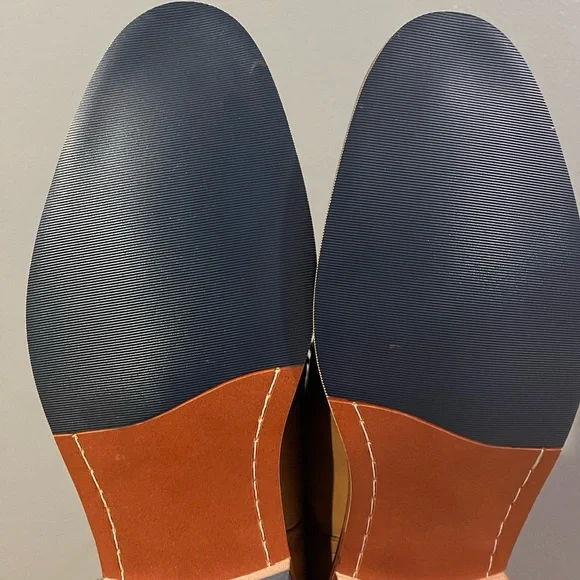 Brand New Bar III Sean Lace-up shoes Tan Sz 10.5 - Picture 13 of 14